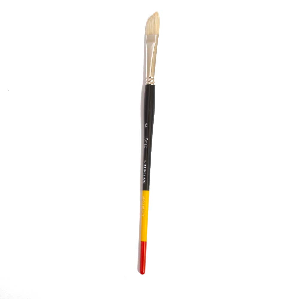 Princeton, Brushes, Art & School, Snap, Bristle, Angle Bright, Long Handle, 10, 402190